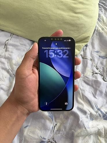 ipnone 13: IPhone 13 Pro Max, Б/у, 128 ГБ, Black Titanium, Чехол, 70 % — 2