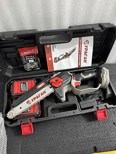 Мини-пила Новый, Аккумуляторная, Ураган, Цепная, Платная доставка