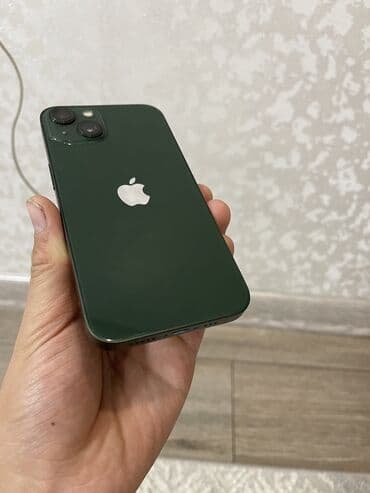айфон 14 pro max цена бишкек: IPhone 13, Колдонулган, 128 ГБ, Alpine Green, Заряддоочу түзүлүш, Коргоочу айнек, Кабель, 100 % — 1