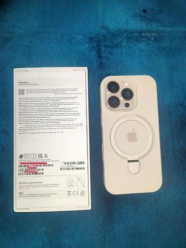 apple watch цена бишкек: IPhone 16 Pro, Колдонулган, 128 ГБ, Кулакчындар, Заряддоочу түзүлүш, Коргоочу айнек, 92 % — 5