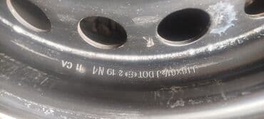 5 стиль диски: Железные Диски R 16 Пара, отверстий - 5, Б/у — 10