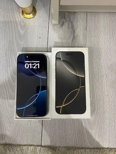 macbook pro 13 m2: IPhone 16 Pro, Б/у, Natural Titanium, Коробка — 3