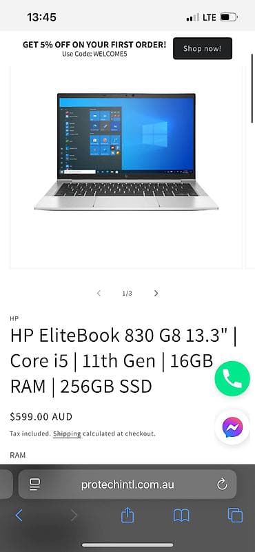 intel i5: HP, Intel Core i5, Б/у, Для работы, учебы — 1