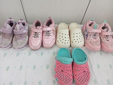обувь для девочек: Комплект, Б/у — 2