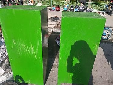 Офисные шкафы: Офисный шкаф, Б/у, цвет - Зеленый, Другой материал — 2