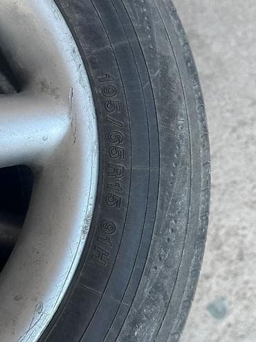 diski kg: Колеса в сборе 195 / 65 / R 15, Лето, Б/у, Комплект, Легковые, Литые, отверстий - 5 — 5