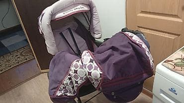 Коляска, цвет - Фиолетовый, Б/у