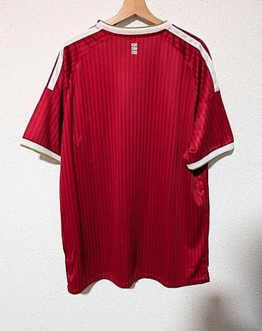 Футболки: Мужская футболка, S, M, L, Adidas, Новый, цвет - Красный, Платная доставка — 4