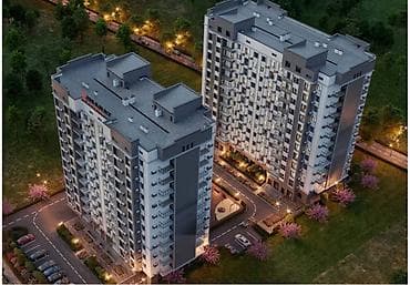 2 комнаты, 86 м², Элитка, 12 этаж, ПСО (под самоотделку) — 1