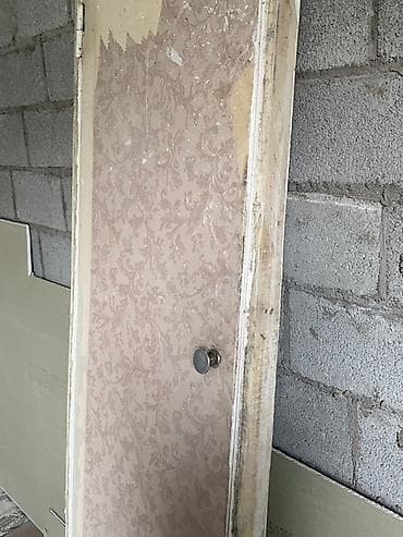 Межкомнатная дверь, Б/у, Глухие, Одностворчатая, Деревянная, Распашная, цвет - Бежевый at lalafo.kg Межкомнатная дверь, Б/у, Глухие, Одностворчатая, Деревянная, Распашная, цвет - Бежевый