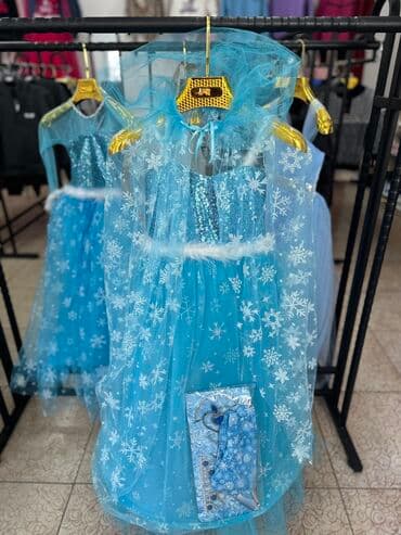 кыргызские национальные платья для девочек: Детское платье, цвет - Красный, Новый — 5