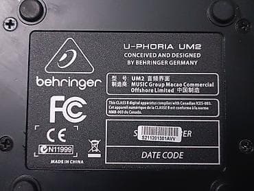 14: Аудиоинтерфейс Behringer U-Phoria UM2 - Компактный USB-интерфейс для — 2