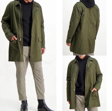 Эркектер кийими: Эркектердин плащы, S, M, L, Жаңы, түсү - Жашыл, Өзү алып кетүү — 2