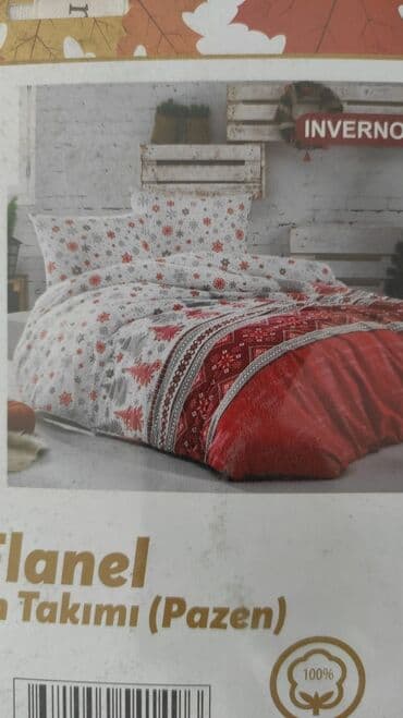 спальный набор: Постельное бельё
Новалочки 
Фланель
Товар из Турции — 1