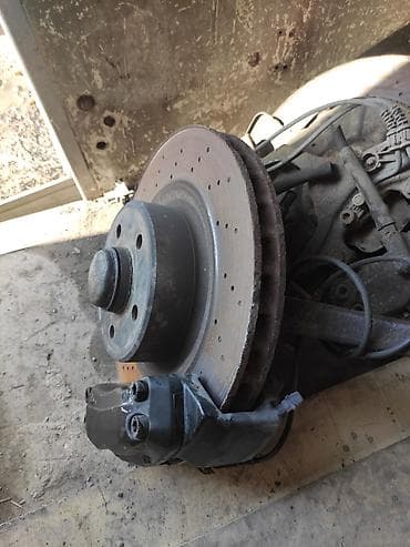 глушители на матиз: Комплект тормозных дисков Mercedes-Benz 2001 г., Б/у, Оригинал, Германия — 2