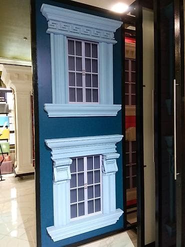 пенополистерол: Лепнина, пенопласт, багет, обрамления, окно Обрамления на окна из — 6