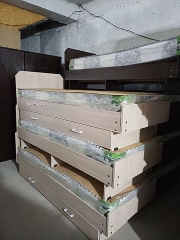 бэушные кровати: Односпальная кровать, Новый, С матрасом, длина - 1900 см — 6