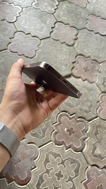 тө: IPhone 14 Pro, Б/у, 128 ГБ, Blue Titanium, Защитное стекло, Чехол, 87 % — 5