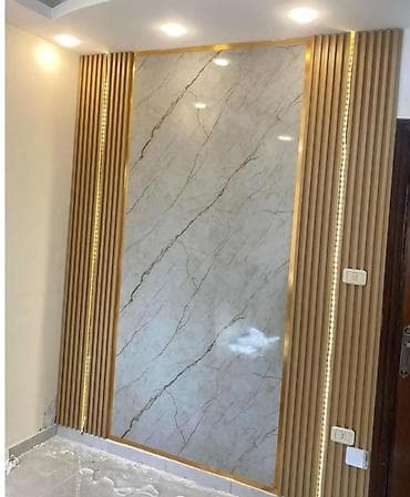 Установка бамбуковые панели Декоративные стеновые панели с