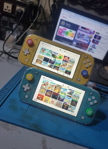 Nintendo switch lite чипованный(прошитый) 32гб+256гб установлено 36