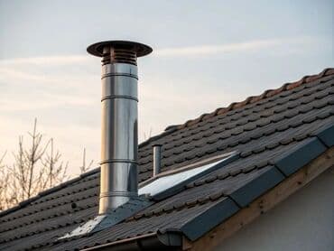 реставрация крыши дома: Профессиональная чистка дымоходов - Механическая и турбинная прочистка — 7