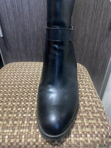 сапоги лакированные на высоких каблуках: Derimod, идеальная турецкая кожа, в отличном новом состоянии, деми — 6