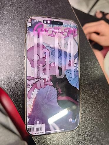 IPhone 16 Pro, Б/у, 128 ГБ, Desert Titanium, Чехол, 90 %