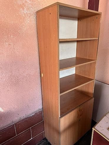 книжный шкаф офисный: Офисный стеллаж, Б/у, ЛДСП, Самовывоз — 1