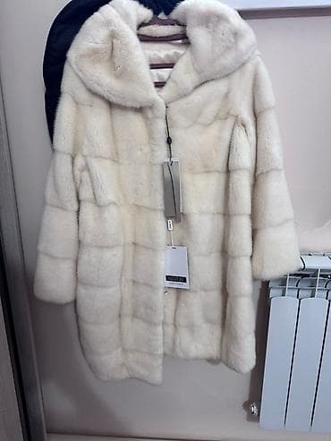 Шубы: Шуба, Норка, По колено, Турция, С капюшоном, L — 2