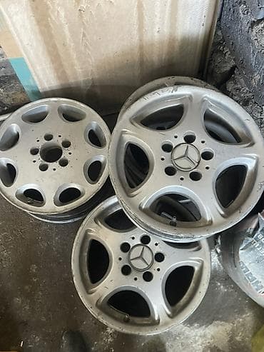Литые Диски R 15 Mercedes-Benz, Комплект, отверстий - 5, Б/у