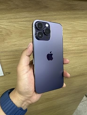 для яблок: IPhone 14 Pro Max, 128 ГБ, Deep Purple, 78 % — 1