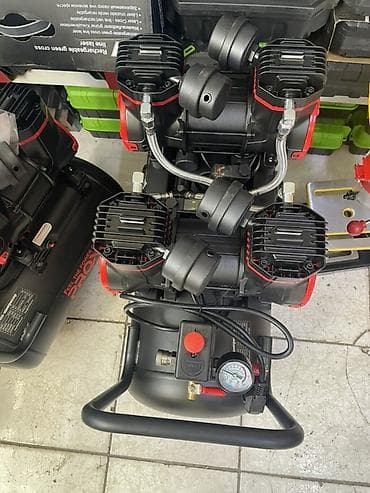 Контейнеры: Компрессор Для покраски, Электрический, Бесшумный, Новый — 2