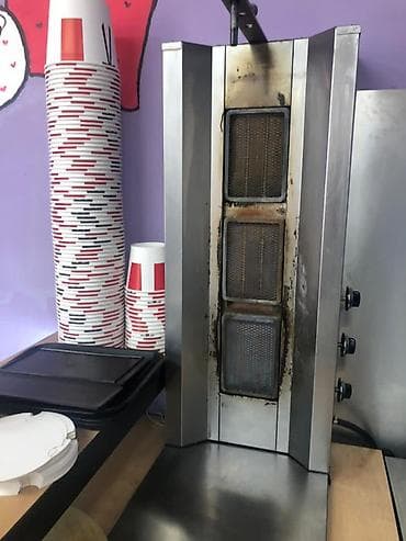 Газовый гриль-шаурма/донер (вертикальный гриль) - Три инфракрасные