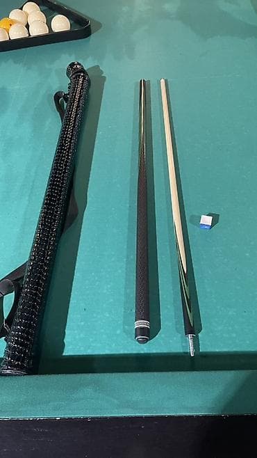 кий блярдный: Бильярдный кий разборный + чехол и мел Комплектация: - кий из двух — 2