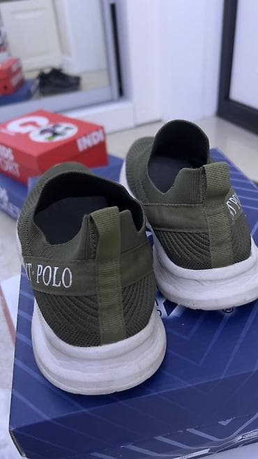 кроссовки лето: Мужские кроссовки, 37, Б/у, цвет - Зеленый — 4