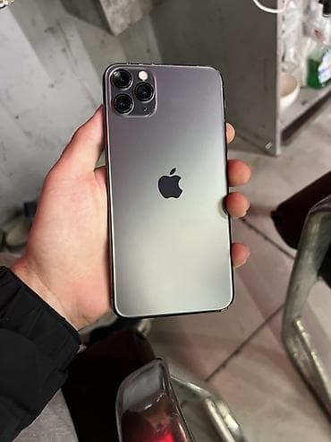 xr iphone: IPhone 11 Pro Max, Б/у, 64 ГБ, Space Gray, Защитное стекло, Чехол, 75 % — 2