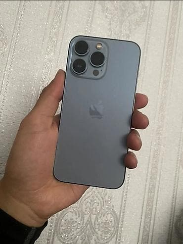 aphone 6: IPhone 13 Pro, 256 ГБ, Голубой, Защитное стекло, 80 % — 1