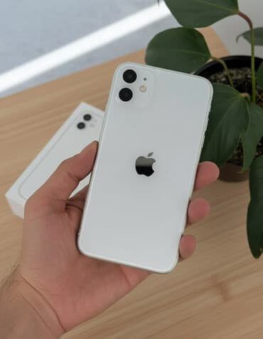 IPhone 11, Б/у, 128 ГБ, Белый, Зарядное устройство, Защитное стекло, Кабель, 76 % at lalafo.kg IPhone 11, Б/у, 128 ГБ, Белый, Зарядное устройство, Защитное стекло, Кабель, 76 %