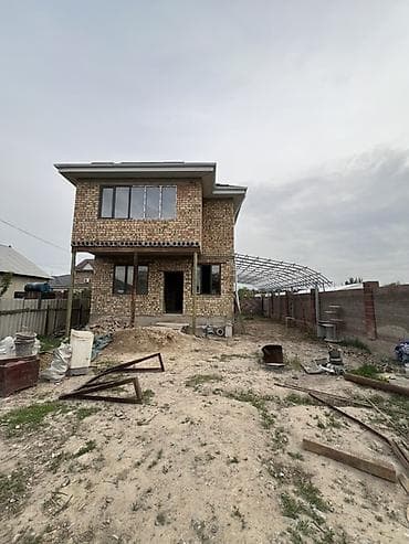 дом двух этажный: Продаётся двухэтажный кирпичный дом без отделки. Еще времянка 2 ком — 1