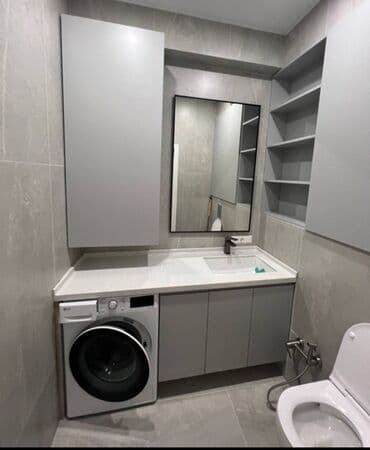 долгосрочная квартира кызыл аскер: 2 комнаты, Агентство недвижимости, Без подселения, С мебелью полностью — 12