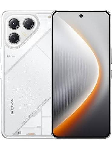 redmagic 11: Tecno Pova 7 Ultra, Новый, 256 ГБ, цвет - Белый, 2 SIM — 1