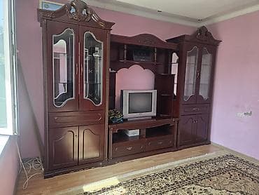 coffee table: Стенка-шкаф, Тип стенки-шкафа: Модульная, Для зала, Б/у, Особенности: С отделением под телевизор — 1