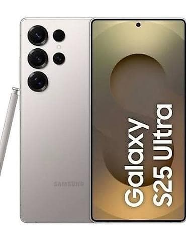 Samsung Galaxy S25 Ultra, Колдонулган, 256 ГБ, түсү - Күмүш, 2 SIM