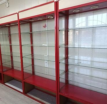 Торговые витрины/шкафы с подсветкой - Конструкция: секционные витрины