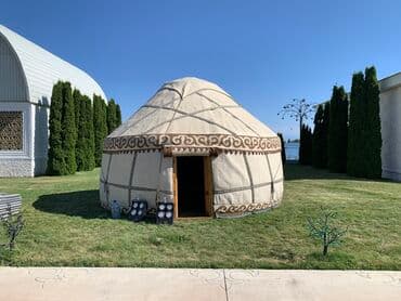 аренда сноуборда бишкек: Боз үйлөрдү ижаралоо, Каркасы Жыгач, 85 баш, Казан, Идиш-аяк, Полу менен — 9