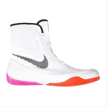 Мырзалардын бут кийими: Боксерские ботинки Nike (высокие) 40-41 размер - Цвет: белый с — 1
