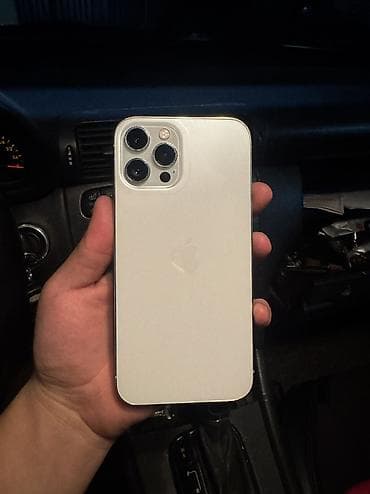 IPhone 12 Pro Max, Б/у, 128 ГБ, Белый, Зарядное устройство, 100 %