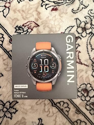 монитор каракол: Garmin Fenix 8, 47 мм — премиальные мультиспортивные смарт‑часы с GPS — 1