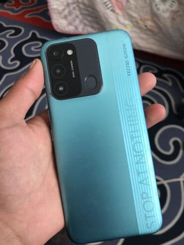 ноутбук на запчасть: Tecno Spark, Б/у, 64 ГБ, цвет - Голубой — 3
