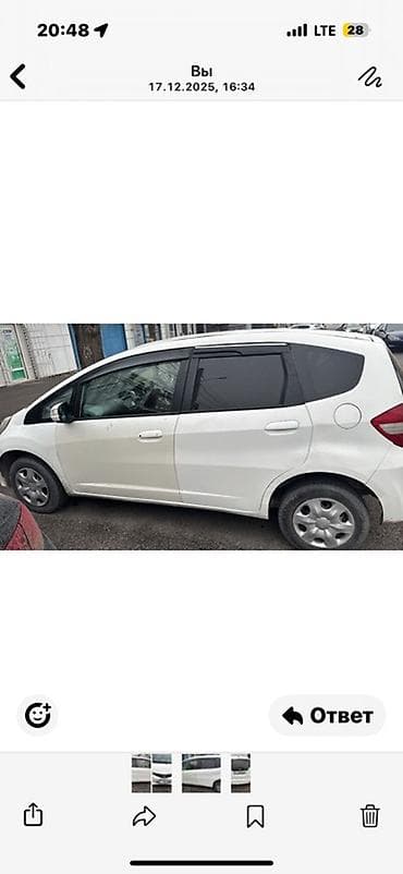 рейлинг фит: Honda Fit: 2009 г., 1.3 л, Автомат, Бензин, Хэтчбэк — 1